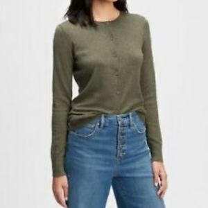 Gap olive green cardigan